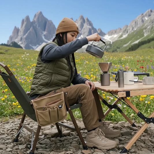 Inselcamper Organizer / Hängetasche für Camping Stuhlarmlehnen